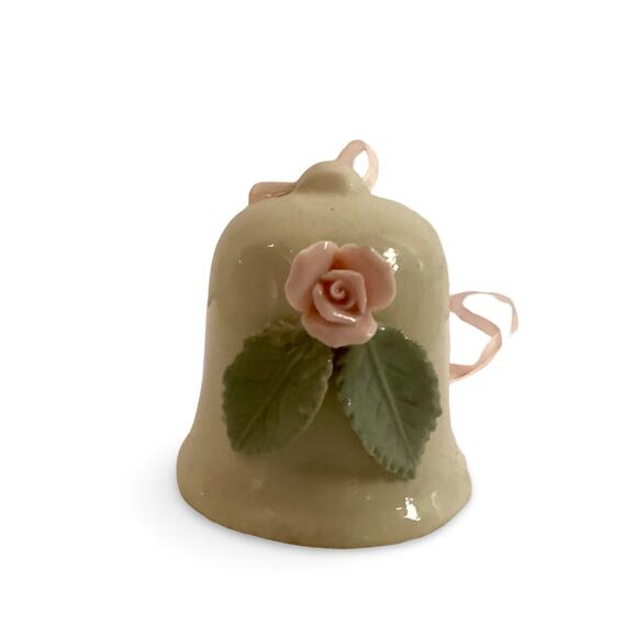 Porcelain Bell Christmas Ornament - Picture 1 of 4